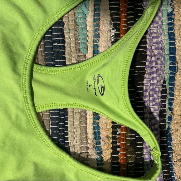 Neon 💚Green Champion Sports Bra - Picture 2 of 3